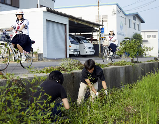 ボランティア活動の写真